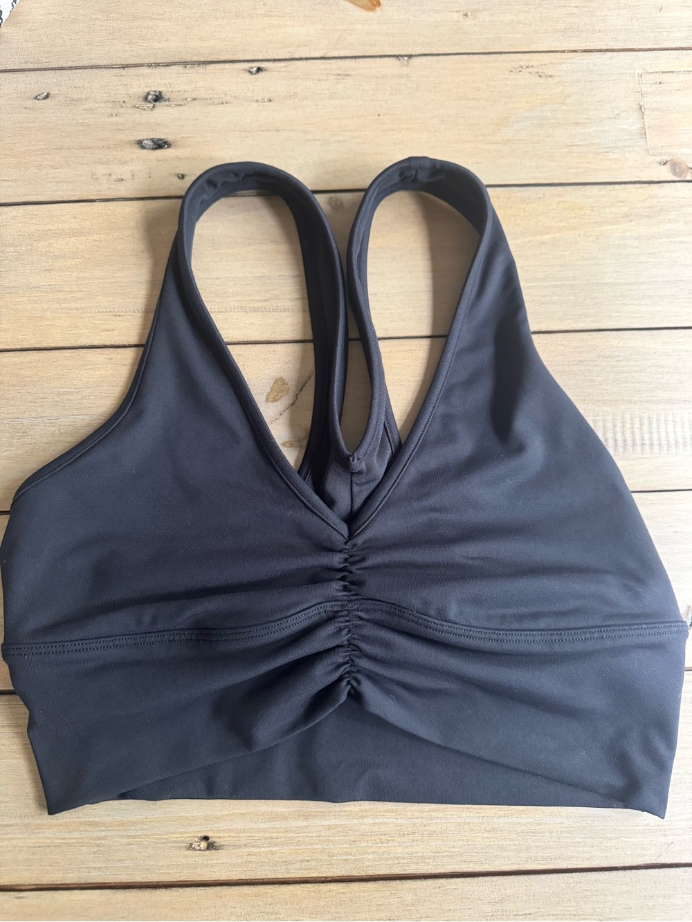 ALO Yoga Black Wild Things Bra Sz Medium